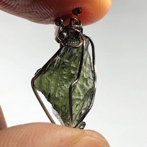 Moldavita moldavite piedra auténtica MPJ2a4