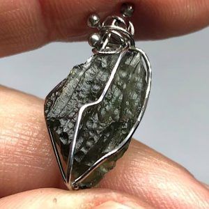 Moldavita moldavite piedra auténtica MPJ2a4
