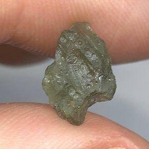 Moldavita piedra auténtica en bruto 1a-3