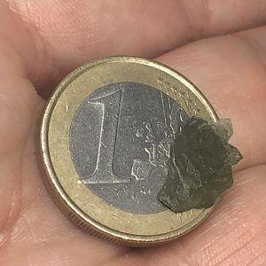 Moldavita piedra auténtica en bruto 1a-4