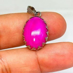 Ágata rosa mediana cabujón ovalado CARPM1R
