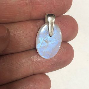 Colgante Piedra Luna en plata PLJCP21B2