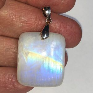 colgante de piedra luna en plata PLJG1cz2 comprar en Madrid online