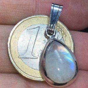 Colgante Piedra Luna en plata PLJCP3B