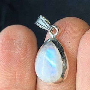 Colgante Piedra Luna en plata PLJCP3B