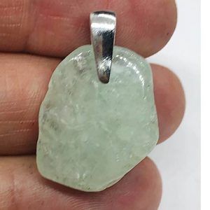 Comprar piedra aguamarina colgante plata AMJCP1A