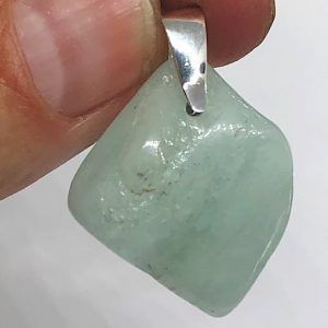 Comprar piedra aguamarina colgante plata AMJCP3A
