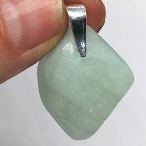 Comprar piedra aguamarina colgante plata AMJCP3A