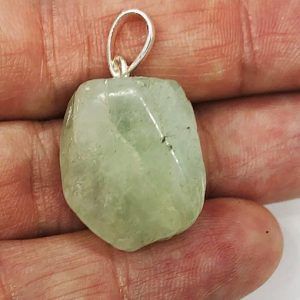 Comprar piedra aguamarina colgante plata AMJCP