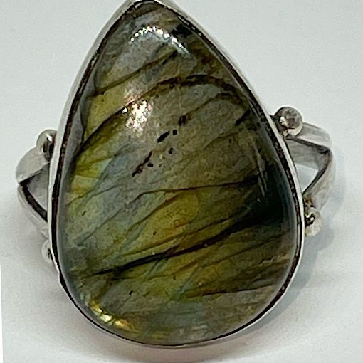 Comprar piedra Labradorita anillo de plata LJCA17A