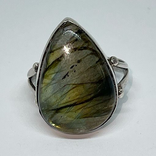 Comprar piedra Labradorita anillo de plata LJCA17A