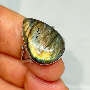 Comprar piedra Labradorita anillo de plata LJCA17A