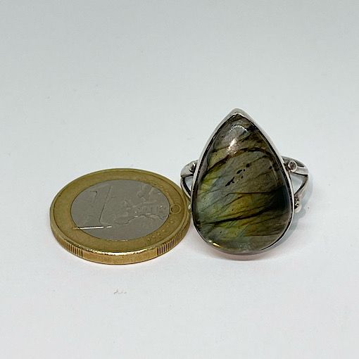 Comprar piedra Labradorita anillo de plata LJCA17A