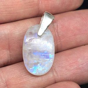 Colgante Piedra Luna en plata PLJCP5B1