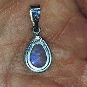 Colgante Piedra Luna en plata PLJCP3B