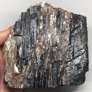 Turmalina Negra especial y mica comprar cristal natural tamaño grande TNM2A2