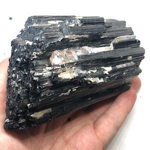 Turmalina Negra especial y mica comprar cristal natural tamaño grande TNM2A3