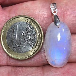 Colgante piedra luna en plata PLJCPAB23