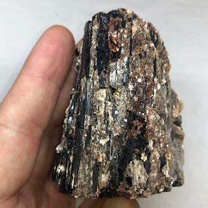 Turmalina Negra especial y mica comprar cristal natural tamaño medio grande TNM2A4
