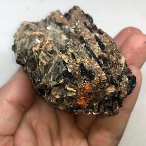 Turmalina Negra especial y mica comprar cristal natural tamaño medio grande TNM2A4