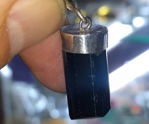 Comprar Colgante de Turmalina negra de Plata TNJCP1A