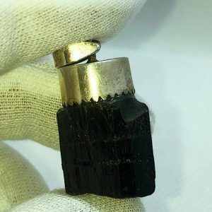 Colgante de Turmalina negra de Plata TNJCP1A