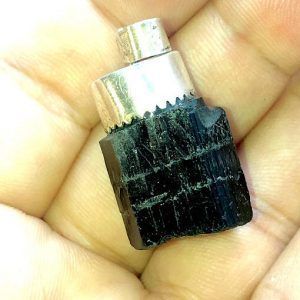 Colgante de Turmalina negra de Plata TNJCP1A
