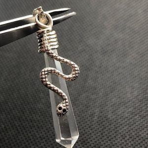 Comprar cuarzo colgante plata serpiente CTJCP1A 2