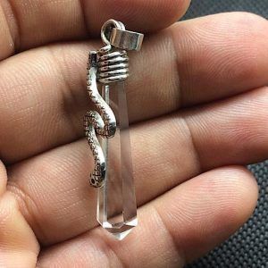 Comprar cuarzo colgante plata serpiente CTJCP1A 1