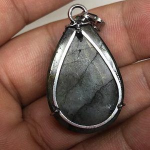 Comprar piedra Labradorita colgante acero LJCA7A