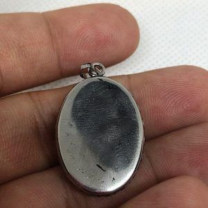 Comprar piedra Mineral Labradorita colgante acero LJCA9A