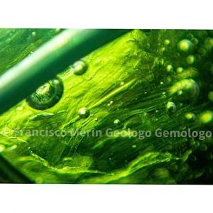 Moldavita moldavite piedra auténtica colgante acero MMJ15A2 especial conexión joya personalizada artesanal