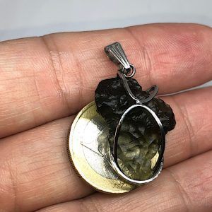 Moldavita moldavite piedra auténtica en bruto refMMJC10A5