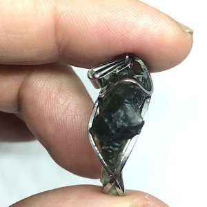 Moldavita moldavite piedra auténtica en bruto refMMJC10A5