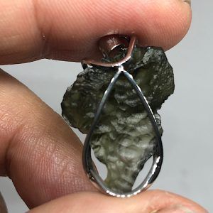 Moldavita moldavite piedra auténtica en bruto refMMJC10A5
