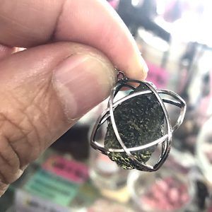 Moldavita moldavite piedra auténtica en bruto refMp5a2