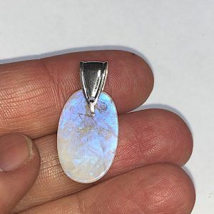 colgante de piedra luna en plata PLJG1cz2 comprar en Madrid online