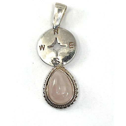 Comprar Cuarzo Rosa colgante plata CRJCP2A