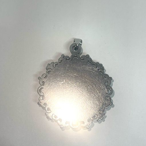 Comprar Cuarzo Rosa colgante de acero CRJCA18B