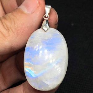 Colgante Piedra Luna en plata ref PLJCP6B1