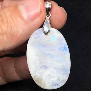 Colgante Piedra Luna en plata ref PLJCP6B1