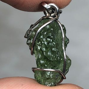 Moldavita moldavite piedra auténtica MMJ15A4 especial conexión
