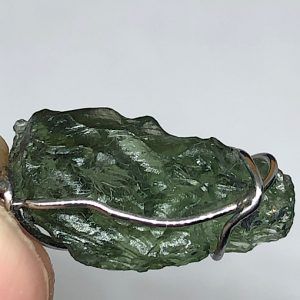 Moldavita moldavite piedra auténtica MMJ15A4 especial conexión