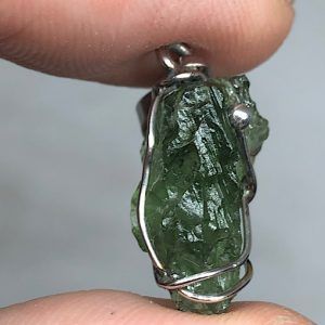 Moldavita moldavite piedra auténtica MMJ15A4 especial conexión