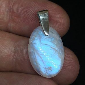 colgante de piedra luna en plata PLJG1cz1 comprar en Madrid online
