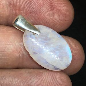 colgante de piedra luna en plata PLJG1cz1 comprar en Madrid online