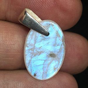 colgante de piedra luna en plata PLJG1cz1 comprar en Madrid online
