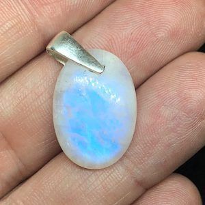 Colgante piedra luna en plata PLJC15Az3