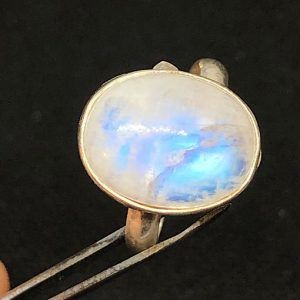 Comprar anillo Piedra Luna grande en plata PLJAP4B