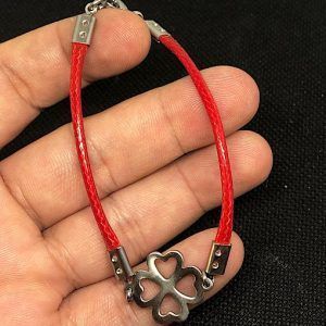 Pulsera Roja del Trebol de la suerte COMPRAR en Madrid PRTSA1A